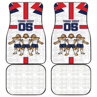 Custom England Football Car Mats Three Lions Trophy St George Cross