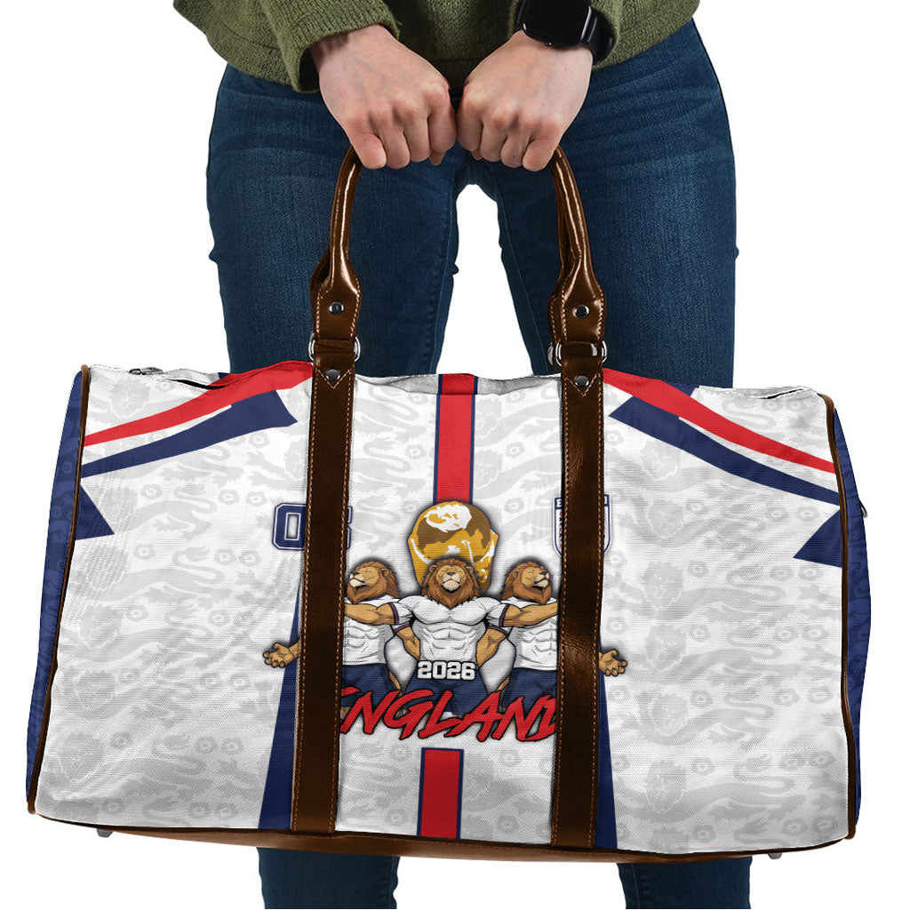 Custom England Football Travel Bag Three Lions Trophy St George Cross