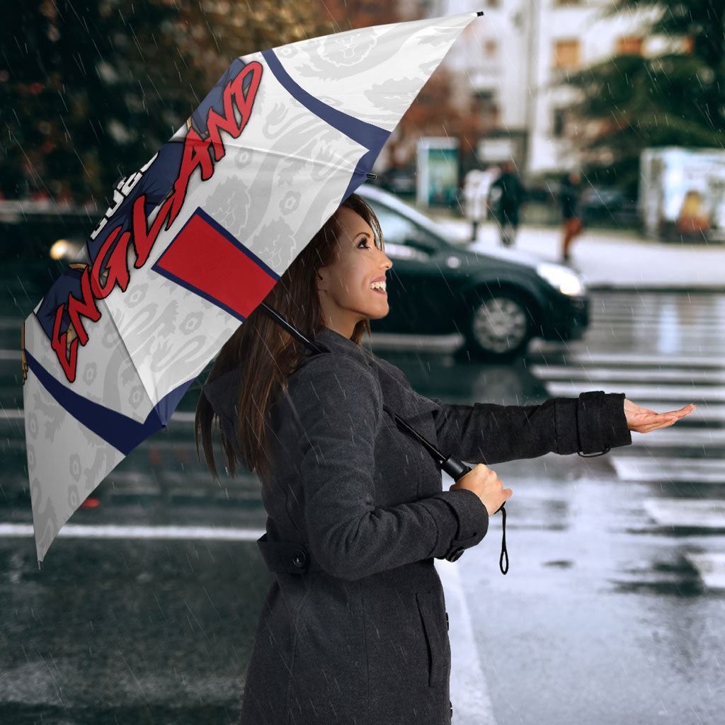 Custom England Football Umbrella Three Lions Trophy St George Cross
