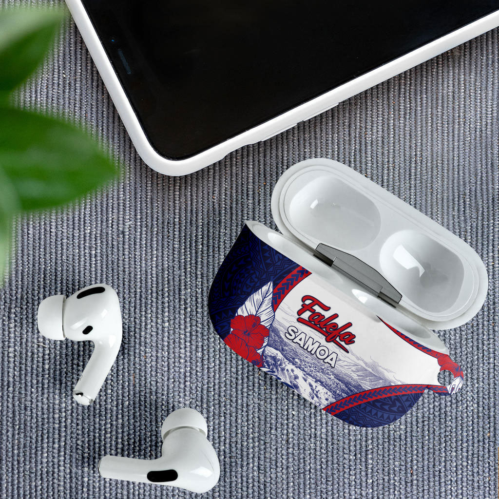 Falefa Samoa Village AirPods Case Valley Polynesian Tribal Hibiscus Floral DT05 - Polynesian Pride