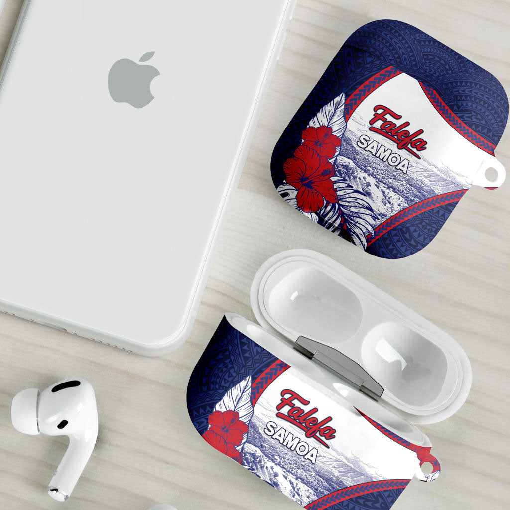 Falefa Samoa Village AirPods Case Valley Polynesian Tribal Hibiscus Floral DT05 - Polynesian Pride