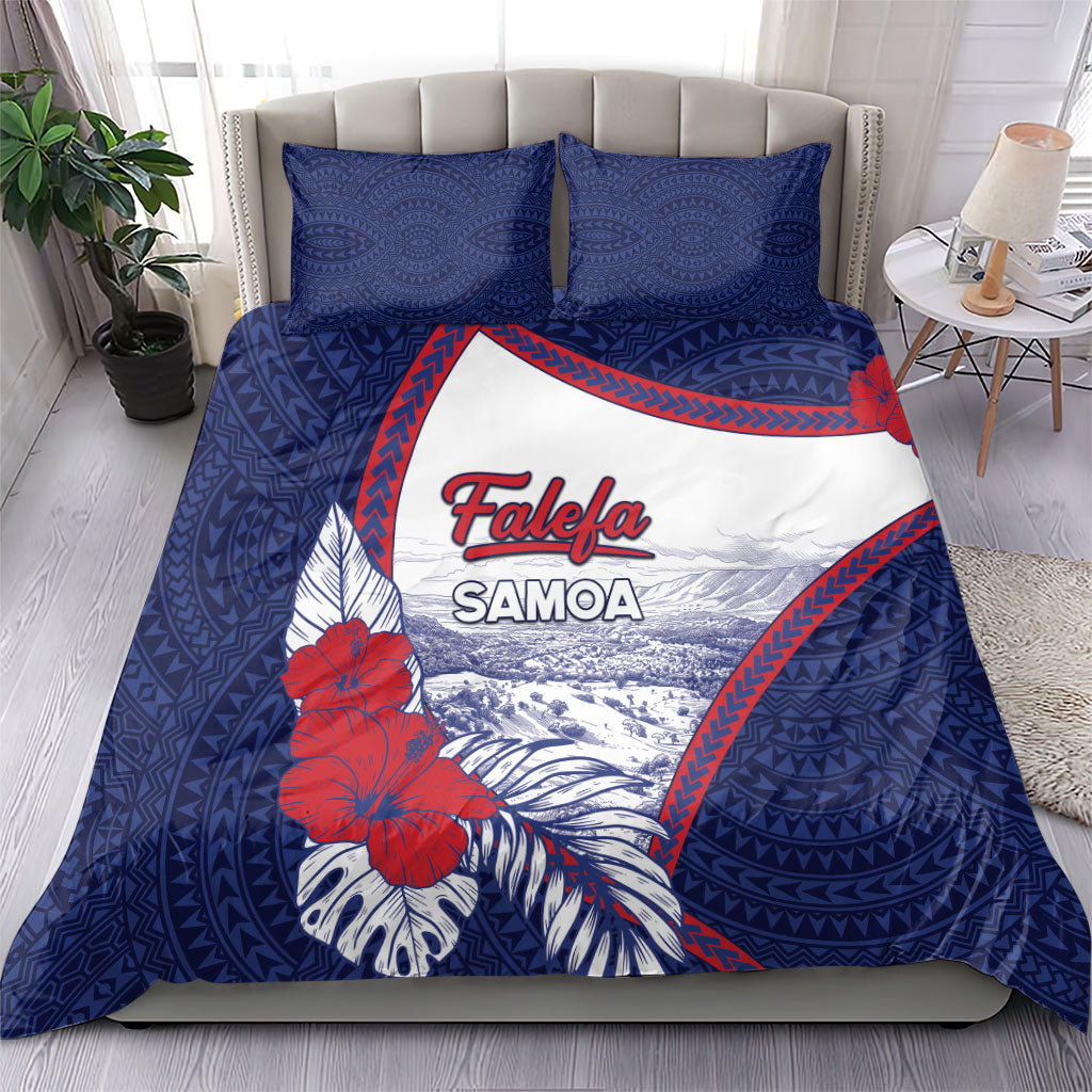 Falefa Samoa Village Bedding Set Valley Polynesian Tribal Hibiscus Floral DT05 - Polynesian Pride