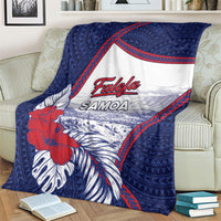 Falefa Samoa Village Blanket Valley Polynesian Tribal Hibiscus Floral DT05 - Polynesian Pride