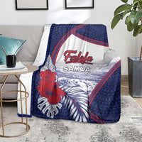 Falefa Samoa Village Blanket Valley Polynesian Tribal Hibiscus Floral DT05 - Polynesian Pride