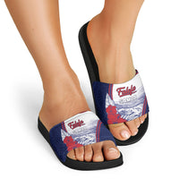 Falefa Samoa Village Slide Sandals Valley Polynesian Tribal Hibiscus Floral DT05 - Polynesian Pride