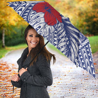 Vaitele Samoa Village Umbrella Falefa Valley Polynesian Tribal Hibiscus Floral DT05 - Polynesian Pride