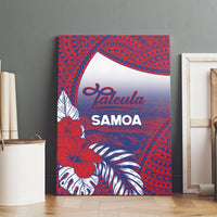Faleula Samoa Village Canvas Wall Art Falefa Valley Polynesian Tribal Hibiscus Floral DT05 - Polynesian Pride