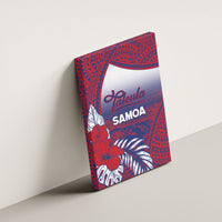 Faleula Samoa Village Canvas Wall Art Falefa Valley Polynesian Tribal Hibiscus Floral DT05 - Polynesian Pride