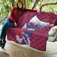 Faleula Samoa Village Quilt Falefa Valley Polynesian Tribal Hibiscus Floral DT05 - Polynesian Pride