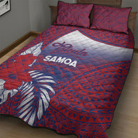 Faleula Samoa Village Quilt Bed Set Falefa Valley Polynesian Tribal Hibiscus Floral DT05 - Polynesian Pride