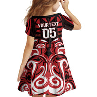 Custom Aotearoa Ngapuhi Family Matching Off The Shoulder Long Sleeve Dress and Hawaiian Shirt Maori Pattern New Zealand - Polynesian Pride