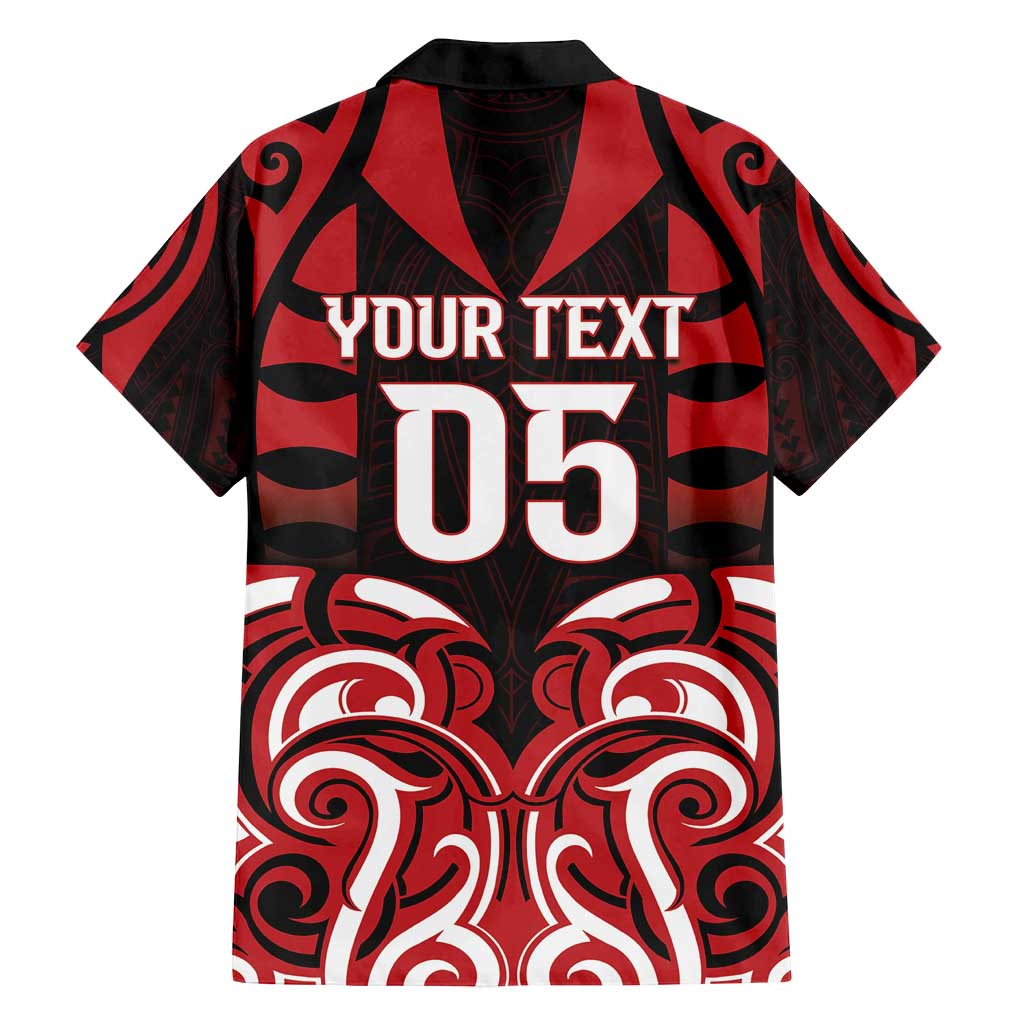 Custom Aotearoa Ngapuhi Family Matching Off Shoulder Short Dress and Hawaiian Shirt Maori Pattern New Zealand DT05 - Polynesian Pride