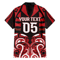 Custom Aotearoa Ngapuhi Family Matching Off Shoulder Short Dress and Hawaiian Shirt Maori Pattern New Zealand DT05 - Polynesian Pride