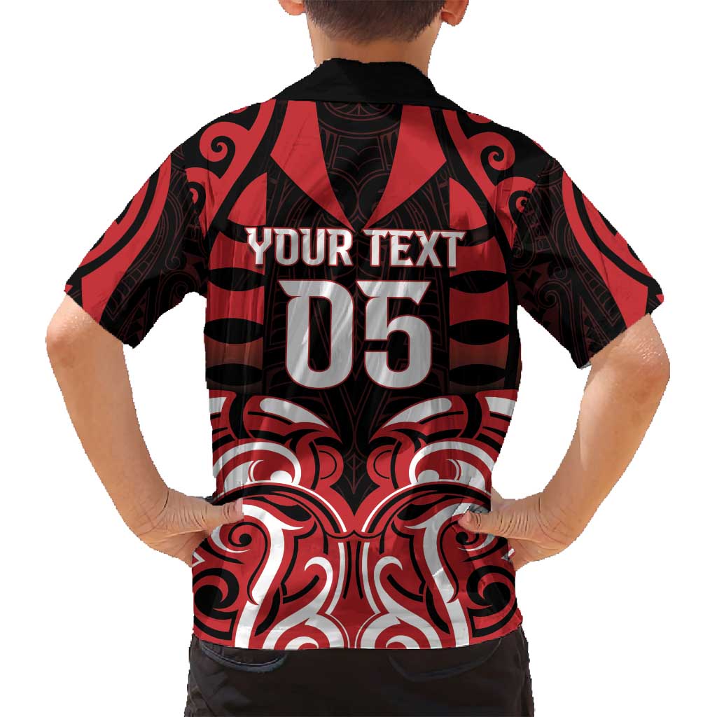 Custom Aotearoa Ngapuhi Family Matching Puletasi and Hawaiian Shirt Maori Pattern New Zealand DT05 - Polynesian Pride