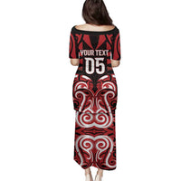 Custom Aotearoa Ngapuhi Family Matching Puletasi and Hawaiian Shirt Maori Pattern New Zealand DT05 - Polynesian Pride