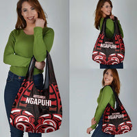 Aotearoa Ngapuhi Grocery Bag Maori Pattern New Zealand - Polynesian Pride