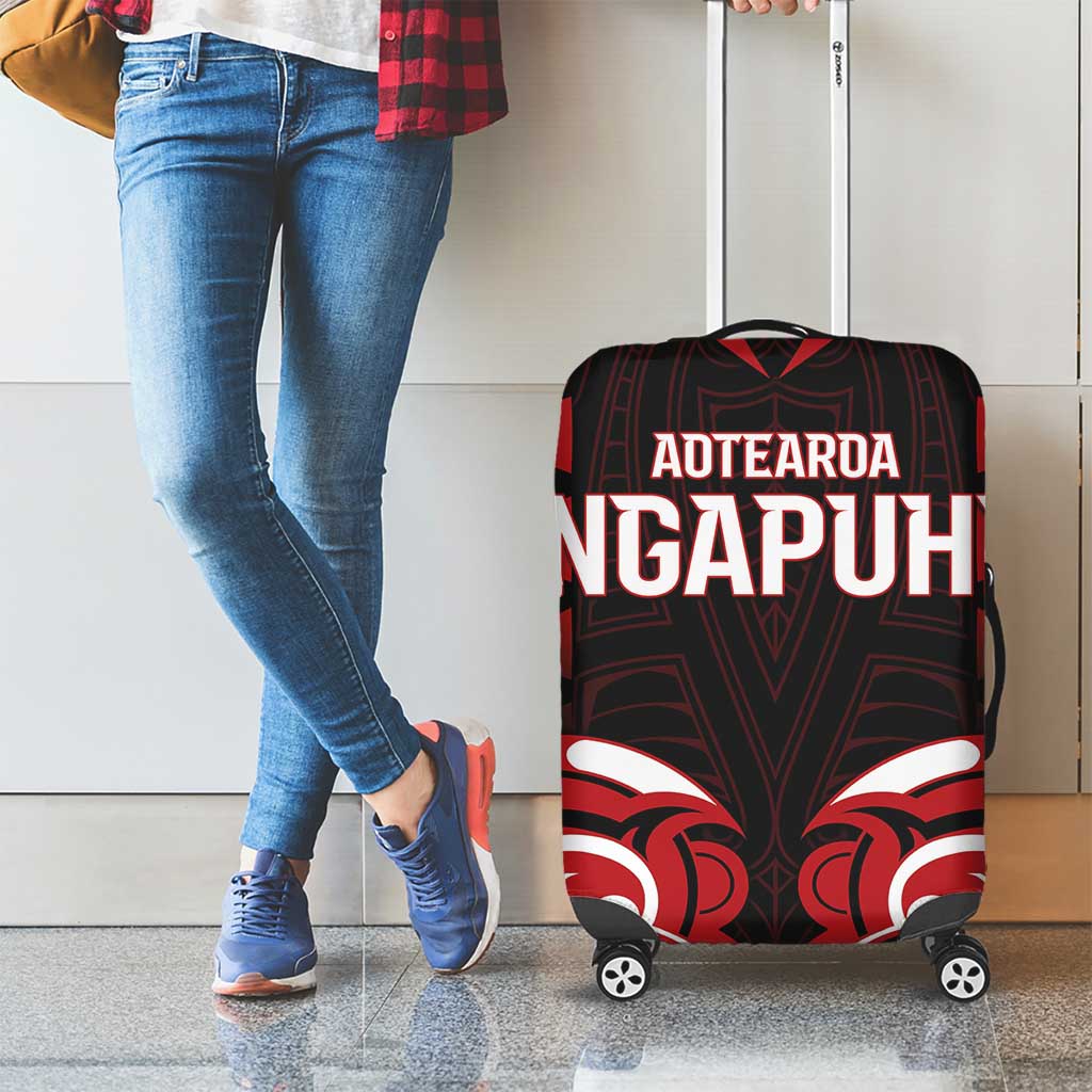 Aotearoa Ngapuhi Luggage Cover Maori Pattern New Zealand DT05 - Polynesian Pride