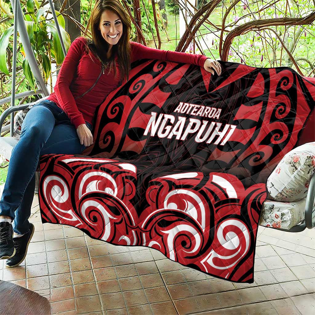 Aotearoa Ngapuhi Quilt Maori Pattern New Zealand - Polynesian Pride