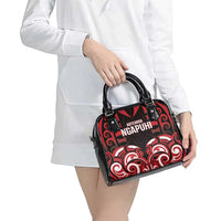 Aotearoa Ngapuhi Shoulder Handbag Maori Pattern New Zealand - Polynesian Pride