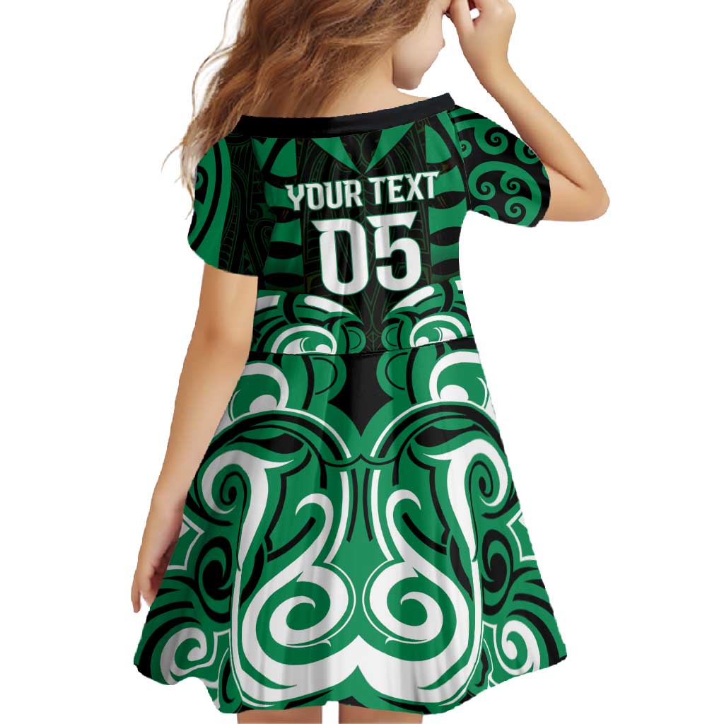 Custom Aotearoa Ngai Tahu Family Matching Off Shoulder Maxi Dress and Hawaiian Shirt Maori Pattern New Zealand DT05 - Polynesian Pride