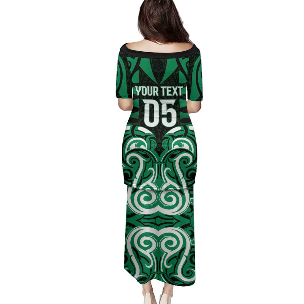 Custom Aotearoa Ngai Tahu Family Matching Puletasi and Hawaiian Shirt Maori Pattern New Zealand DT05 - Polynesian Pride