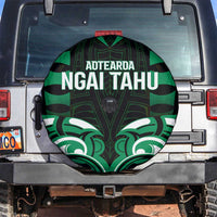 Aotearoa Ngai Tahu Spare Tire Cover Maori Pattern New Zealand DT05 Green - Polynesian Pride