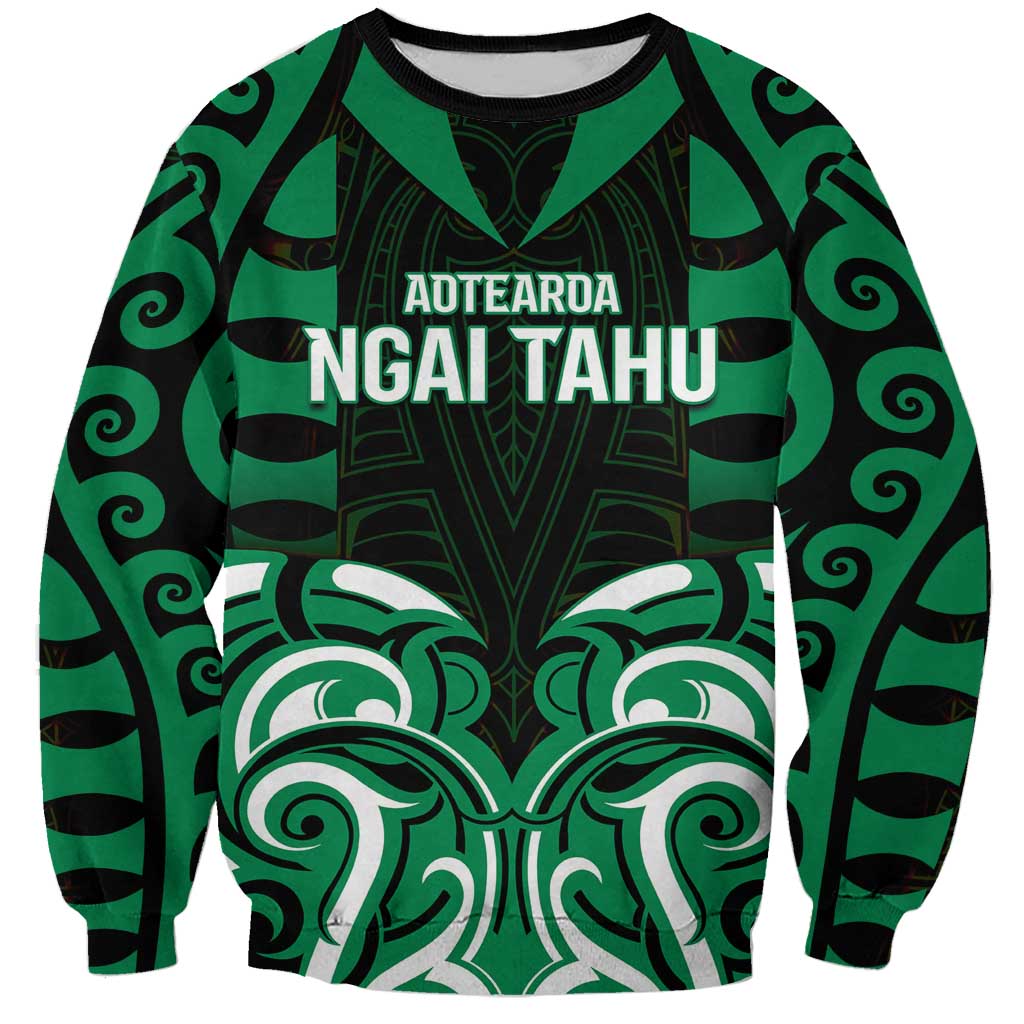 Custom Aotearoa Ngai Tahu Sweatshirt Maori Pattern New Zealand - Polynesian Pride