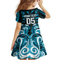Custom Aotearoa Ngati Porou Family Matching Long Sleeve Bodycon Dress and Hawaiian Shirt Maori Pattern New Zealand DT05 - Polynesian Pride