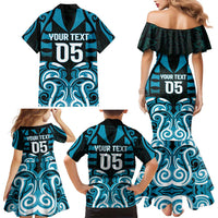 Custom Aotearoa Ngati Porou Family Matching Mermaid Dress and Hawaiian Shirt Maori Pattern New Zealand DT05 - Polynesian Pride