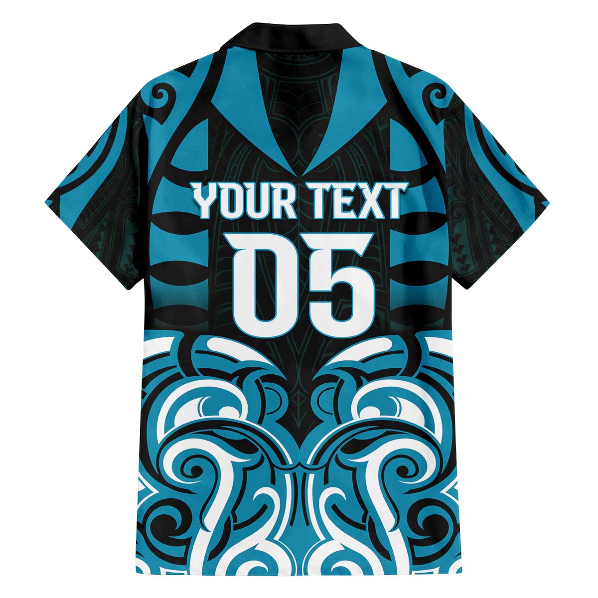 Custom Aotearoa Ngati Porou Family Matching Off The Shoulder Long Sleeve Dress and Hawaiian Shirt Maori Pattern New Zealand - Polynesian Pride