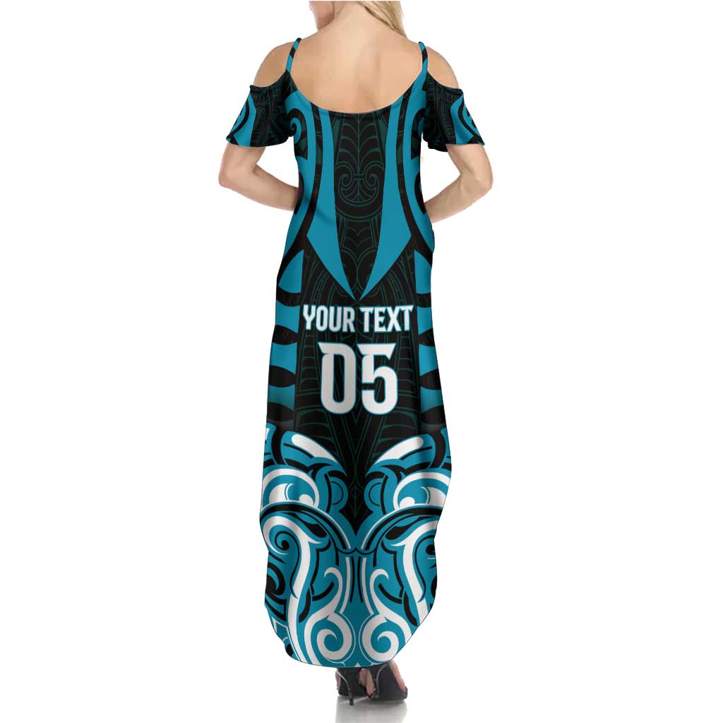 Custom Aotearoa Ngati Porou Family Matching Summer Maxi Dress and Hawaiian Shirt Maori Pattern New Zealand DT05 - Polynesian Pride