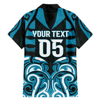 Custom Aotearoa Ngati Porou Family Matching Tank Maxi Dress and Hawaiian Shirt Maori Pattern New Zealand DT05 - Polynesian Pride