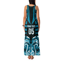 Custom Aotearoa Ngati Porou Family Matching Tank Maxi Dress and Hawaiian Shirt Maori Pattern New Zealand DT05 - Polynesian Pride
