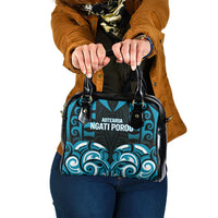 Aotearoa Ngati Porou Shoulder Handbag Maori Pattern New Zealand - Polynesian Pride