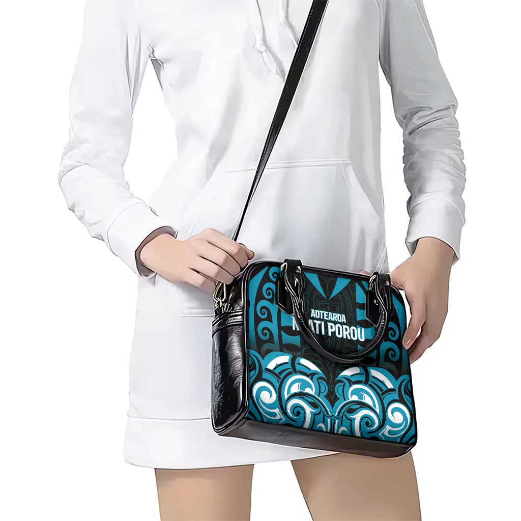 Aotearoa Ngati Porou Shoulder Handbag Maori Pattern New Zealand - Polynesian Pride
