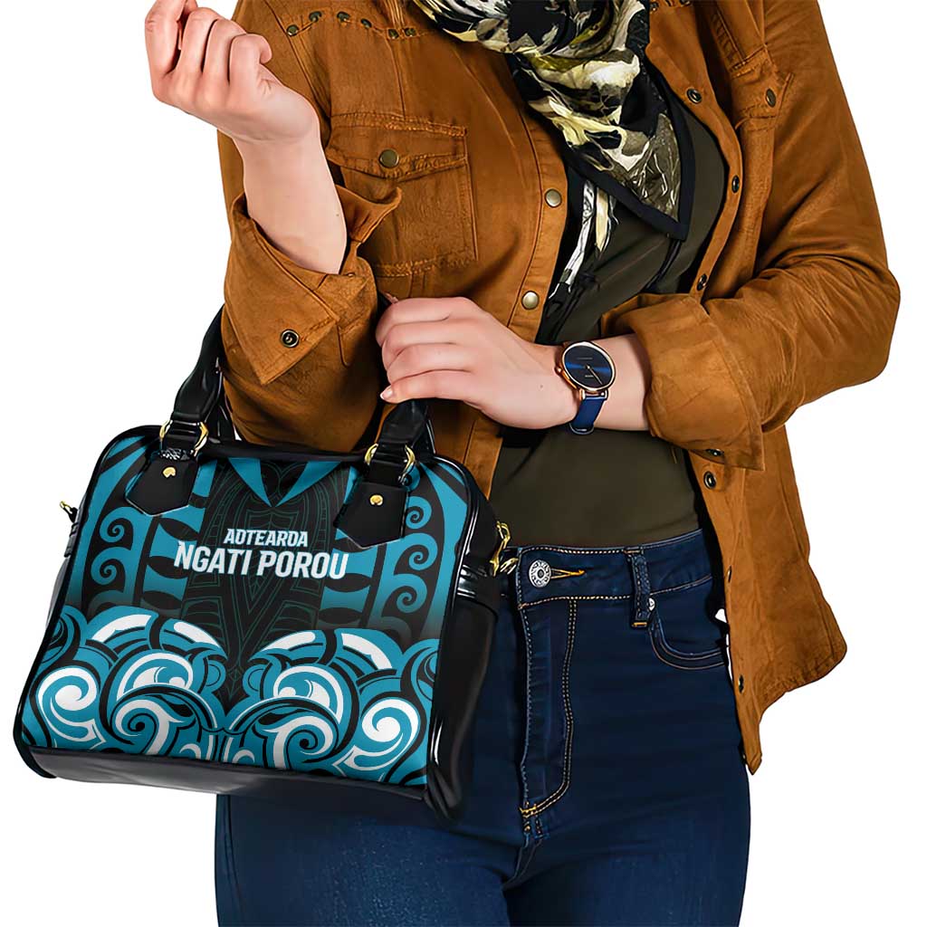Aotearoa Ngati Porou Shoulder Handbag Maori Pattern New Zealand - Polynesian Pride