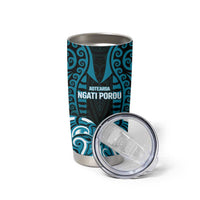 Custom Aotearoa Ngati Porou Tumbler Cup Maori Pattern New Zealand - Polynesian Pride