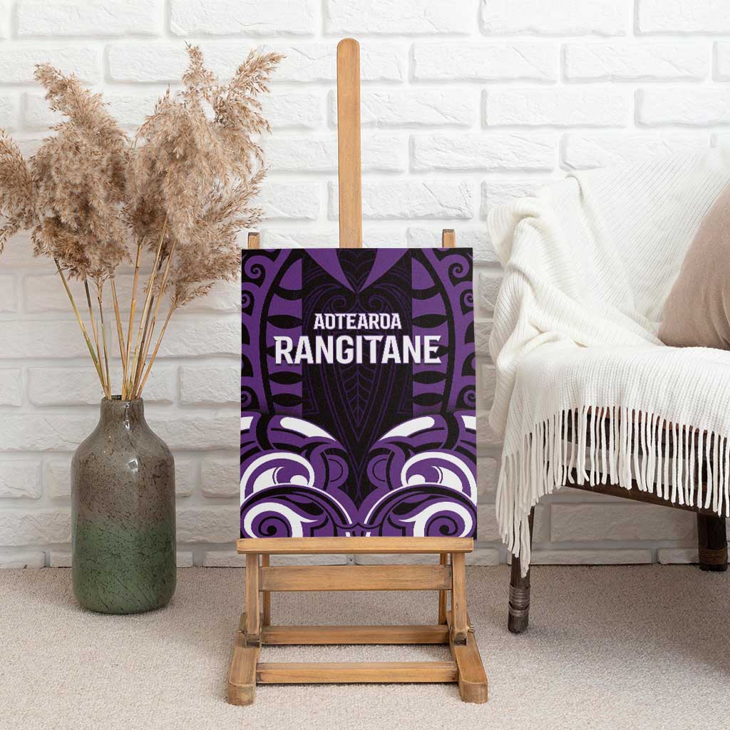 Aotearoa Rangitane Canvas Wall Art Maori Pattern New Zealand - Polynesian Pride