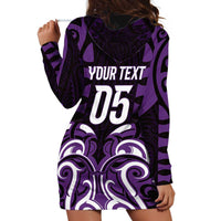 Custom Aotearoa Rangitane Hoodie Dress Maori Pattern New Zealand DT05 - Polynesian Pride