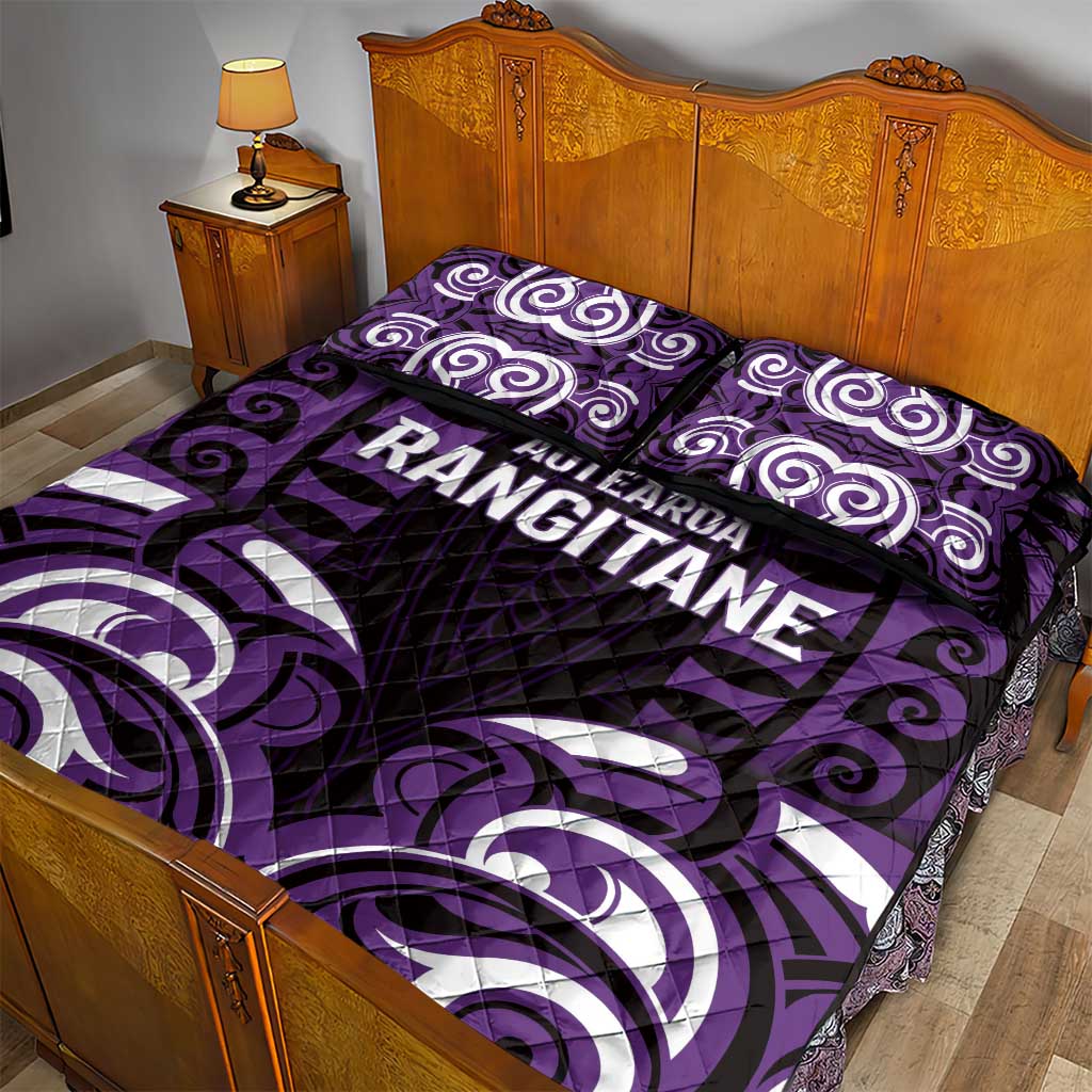 Aotearoa Rangitane Quilt Bed Set Maori Pattern New Zealand - Polynesian Pride