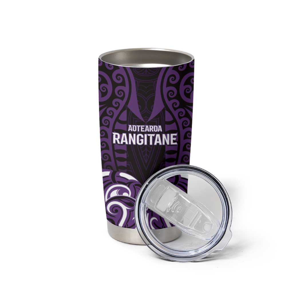 Custom Aotearoa Rangitane Tumbler Cup Maori Pattern New Zealand - Polynesian Pride