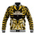 Custom Aotearoa Taranaki Baseball Jacket Maori Pattern New Zealand - Polynesian Pride