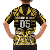 Custom Aotearoa Taranaki Family Matching Summer Maxi Dress and Hawaiian Shirt Maori Pattern New Zealand DT05 - Polynesian Pride