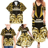 Custom Aotearoa Taranaki Family Matching Summer Maxi Dress and Hawaiian Shirt Maori Pattern New Zealand DT05 - Polynesian Pride