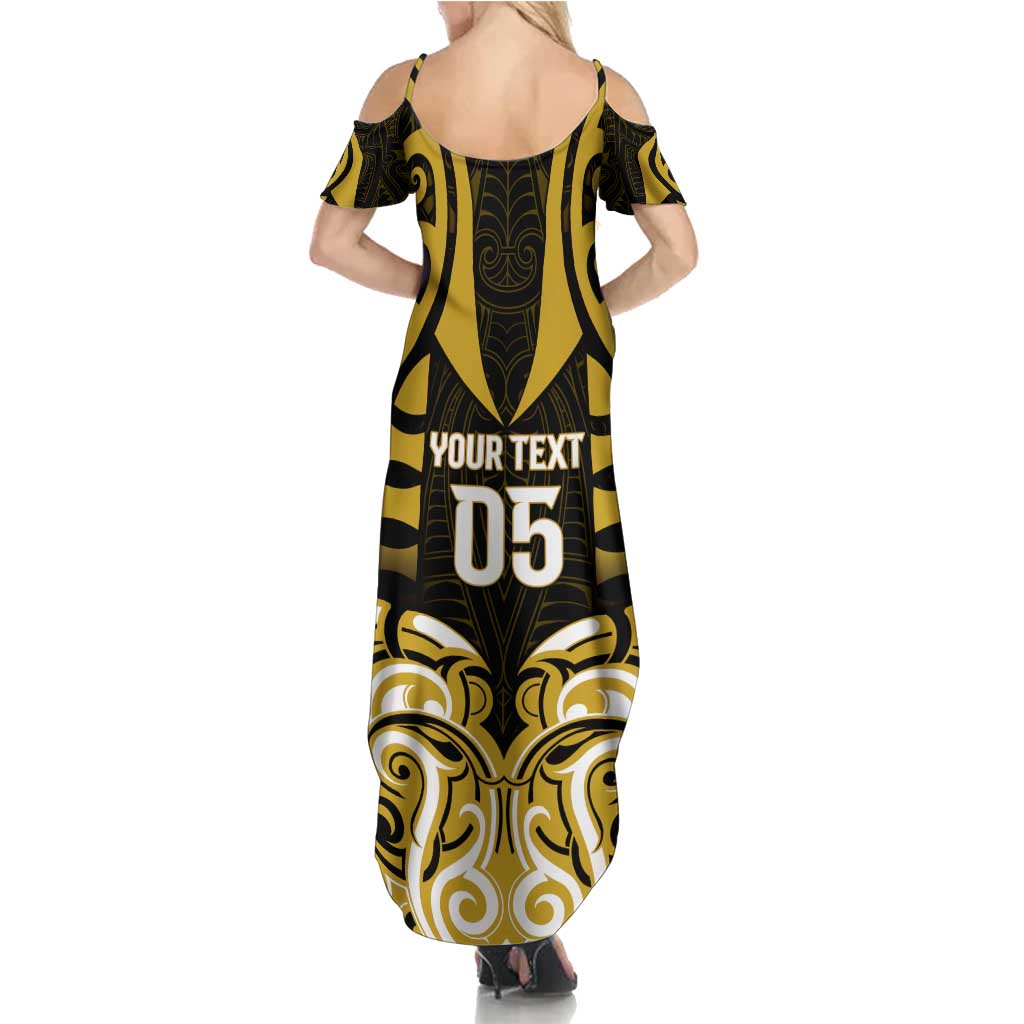Custom Aotearoa Taranaki Family Matching Summer Maxi Dress and Hawaiian Shirt Maori Pattern New Zealand DT05 - Polynesian Pride