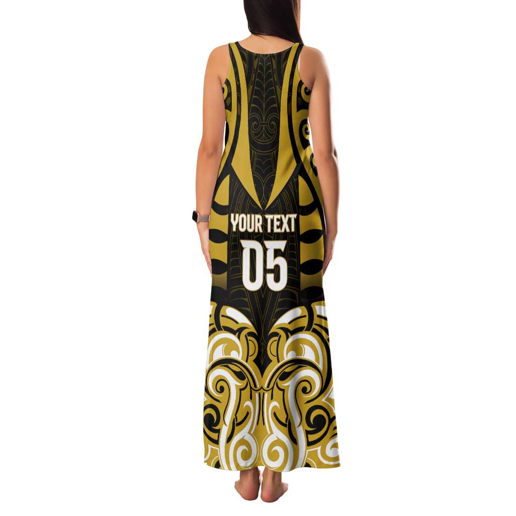 Custom Aotearoa Taranaki Family Matching Tank Maxi Dress and Hawaiian Shirt Maori Pattern New Zealand DT05 - Polynesian Pride