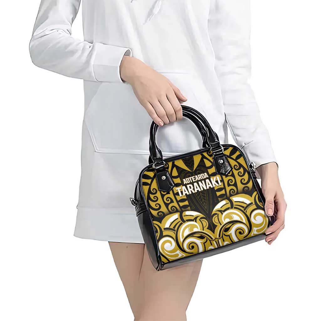 Aotearoa Taranaki Shoulder Handbag Maori Pattern New Zealand - Polynesian Pride