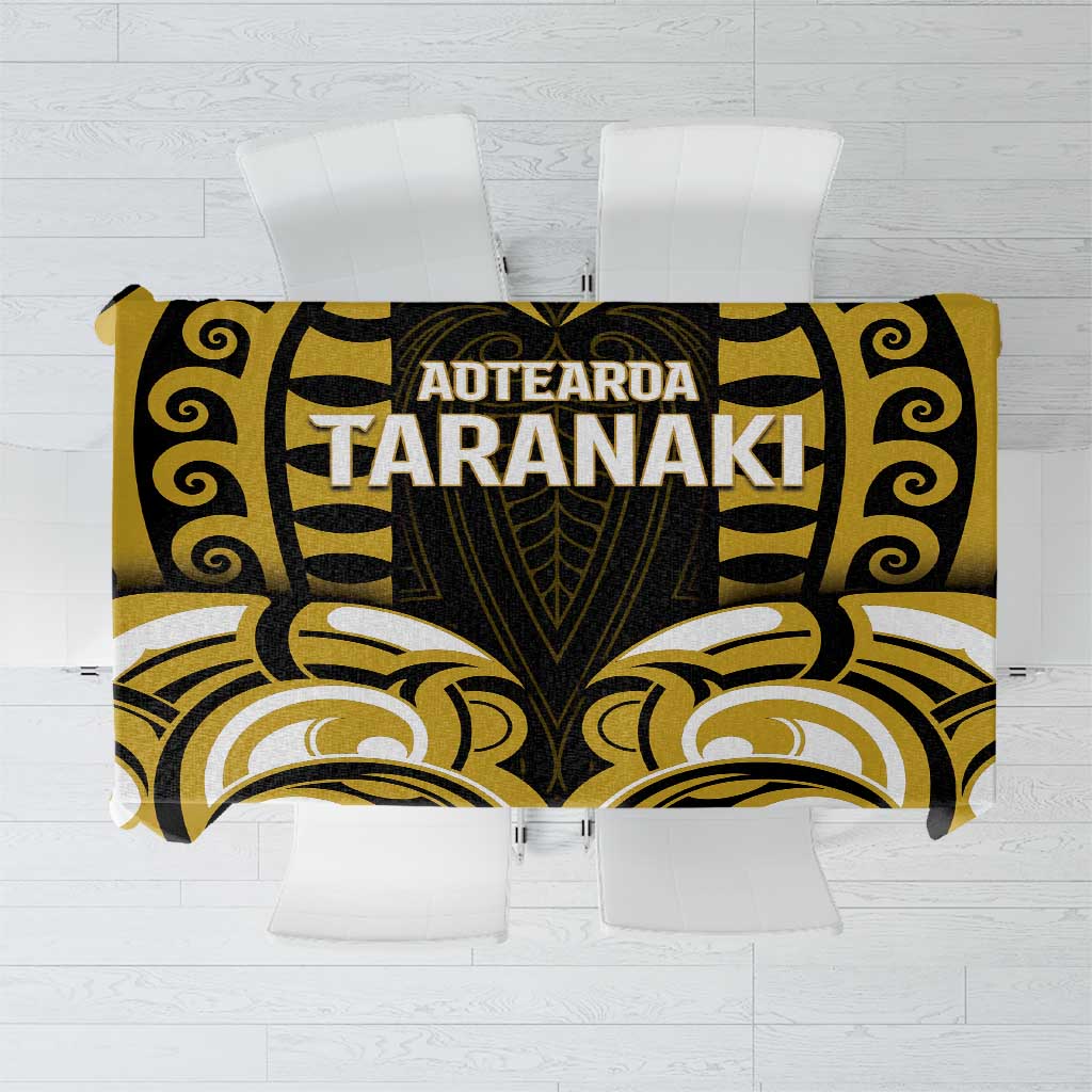 Aotearoa Taranaki Tablecloth Maori Pattern New Zealand DT05 Yellow - Polynesian Pride