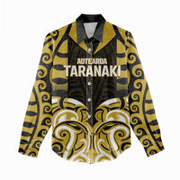 Custom Aotearoa Taranaki Women Casual Shirt Maori Pattern New Zealand - Polynesian Pride