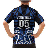 Custom Aotearoa Ngati Tuwharetoa Family Matching Mermaid Dress and Hawaiian Shirt Maori Pattern New Zealand DT05 - Polynesian Pride
